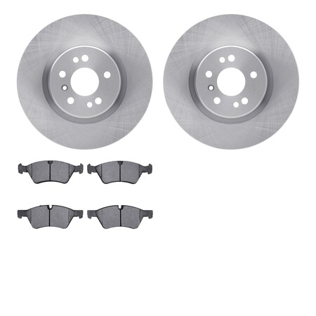 Dynamic Friction Company Front Brake Rotors with 5000 Advanced Brake Pads 6502-63487